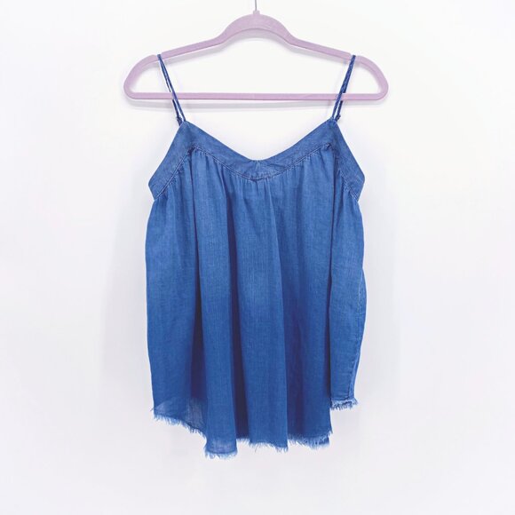 Ag Adriano Goldschmied Kimberley Chambray Tank - Picture 1 of 9